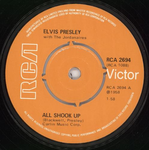 Elvis Presley All Shook Up - 4prong UK 7